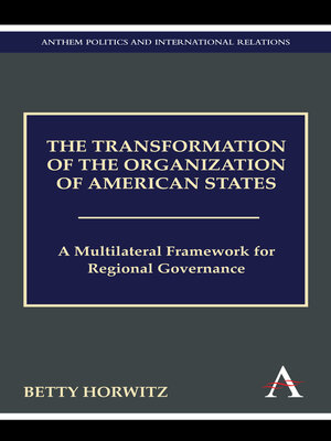 cover image of The Transformation of the Organization of American States